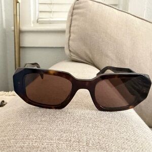 Prada Brown Tortoiseshell Sunglasses